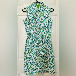 Island Republic Blue and Green Floral Dress